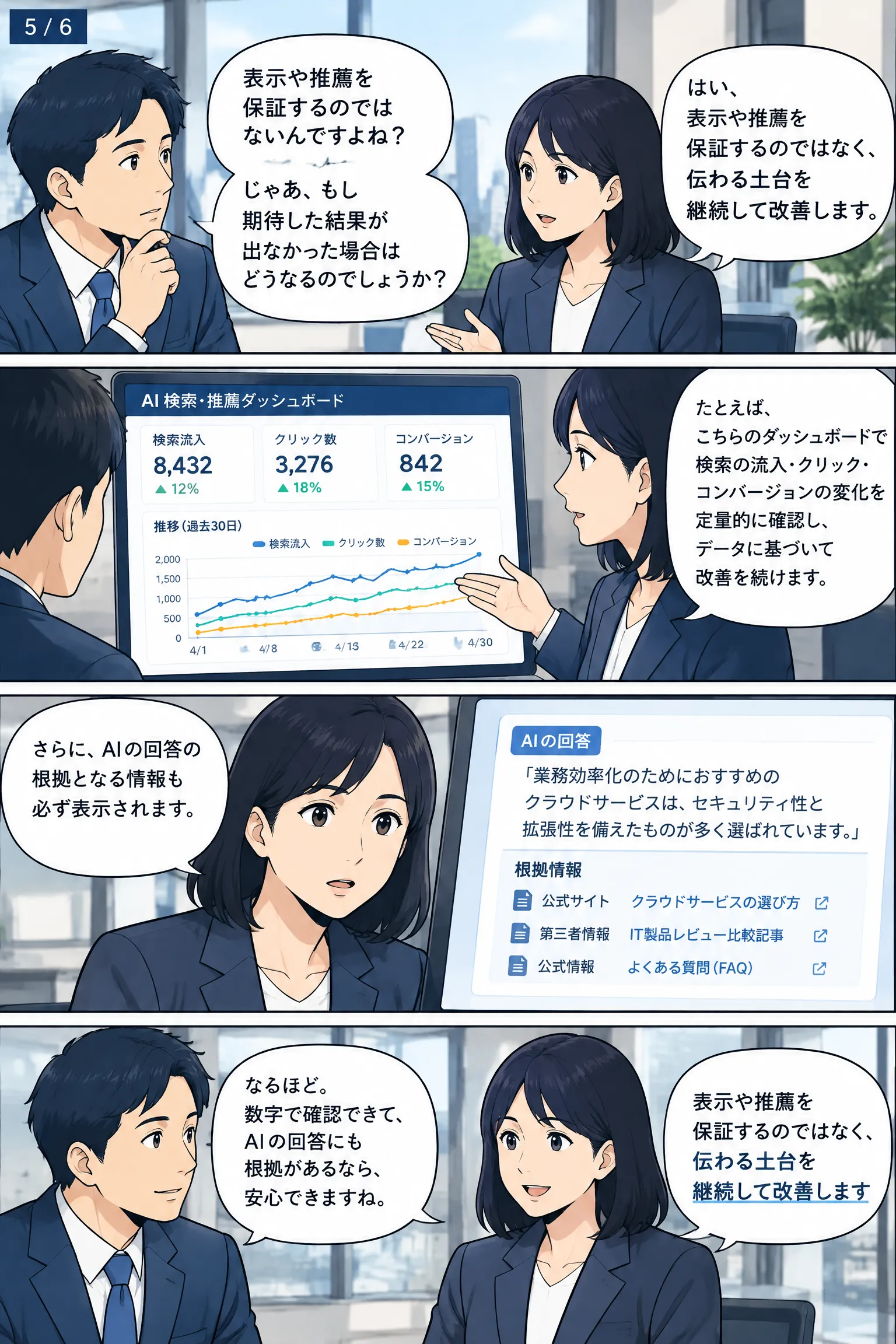 AIはどうやっておすすめの会社を選ぶ？ 漫画 5ページ目
