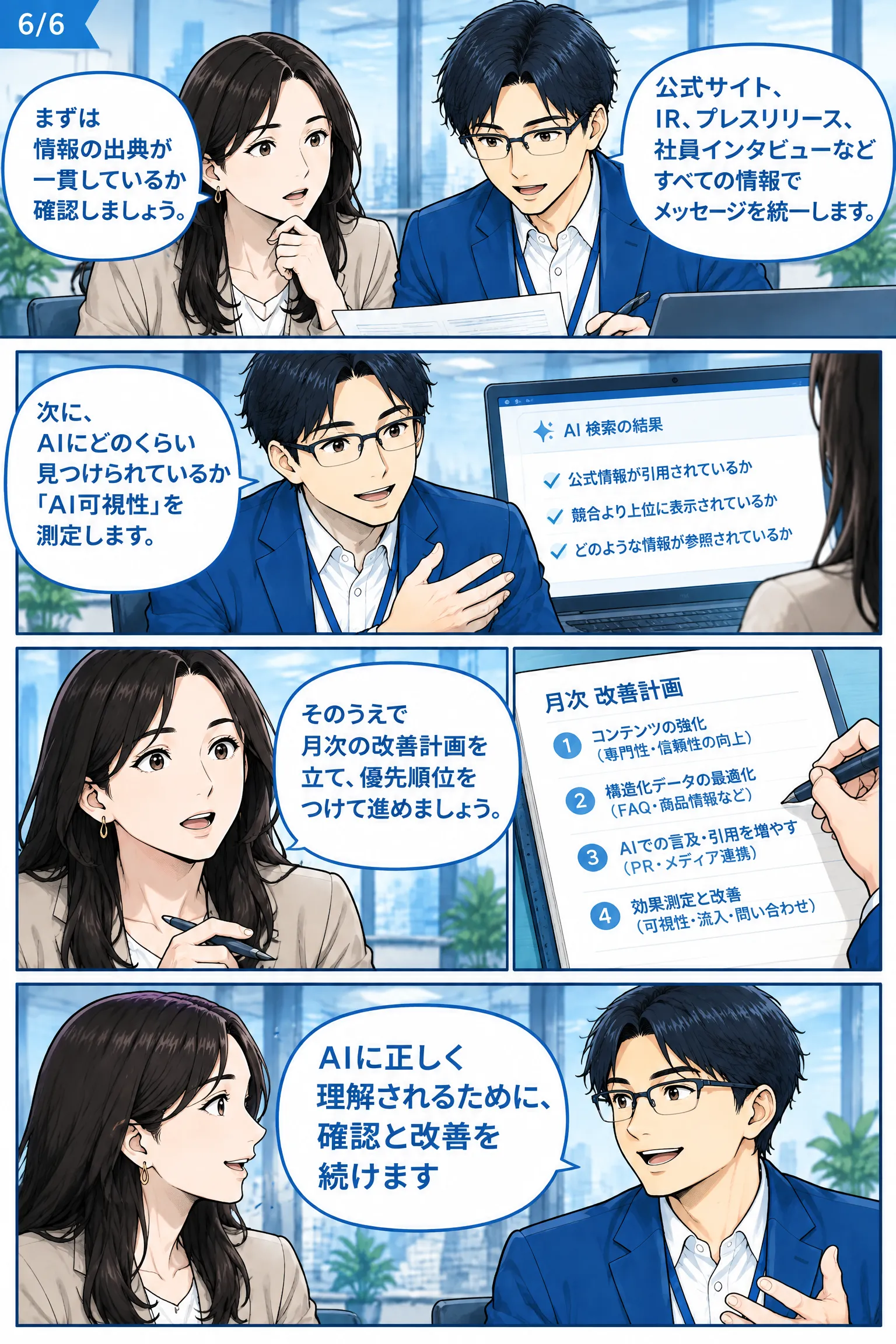 AIはどうやっておすすめの会社を選ぶ？ 漫画 6ページ目