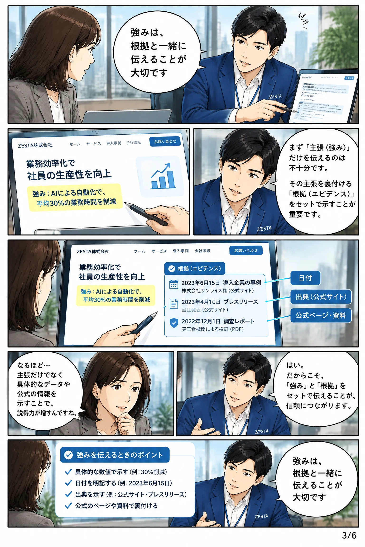 AIに信頼される会社情報とは？ 漫画 3ページ目